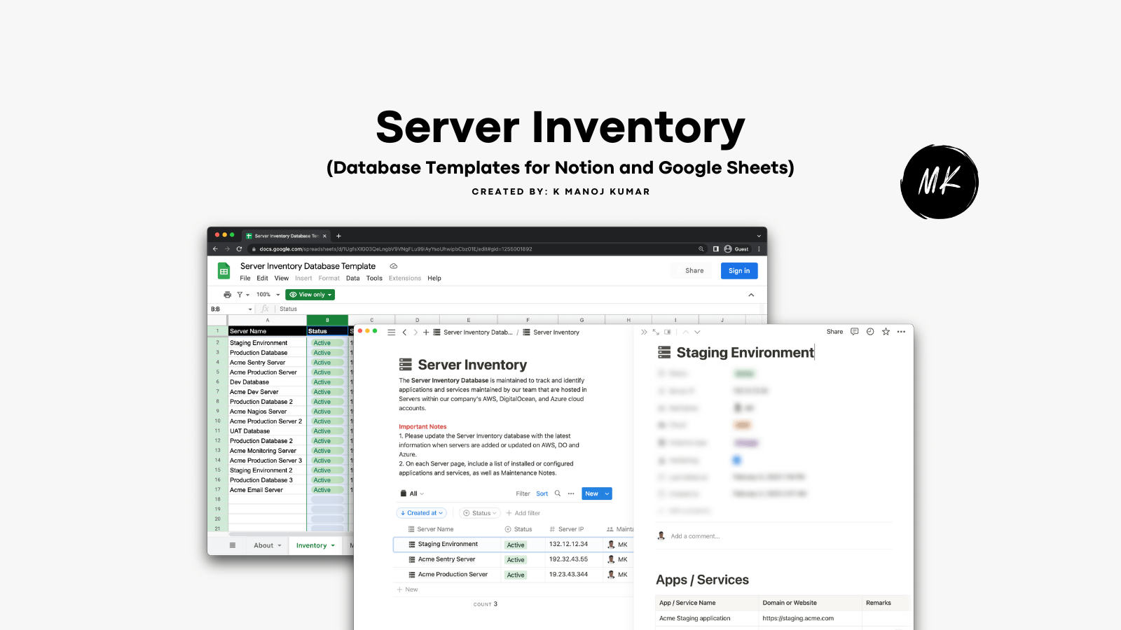 Server Inventory Management Guide (with Free Templates)